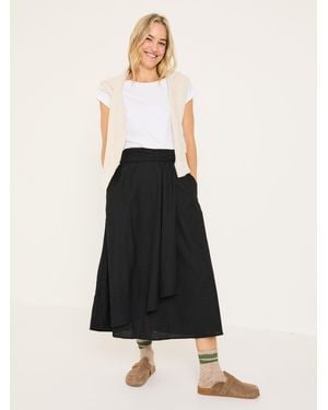 FatFace Juni Midi Skirt - White