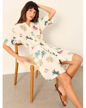 FatFace Fatface Cleo Petite Shirt Dress - Natural