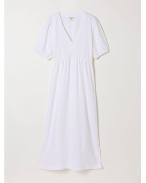 FatFace Fatface Remi Linen Dress - White