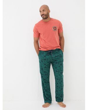 FatFace Outdoors Pyjama Bottoms - Red