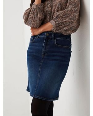 FatFace Fatface Hope Denim Skirt - Blue