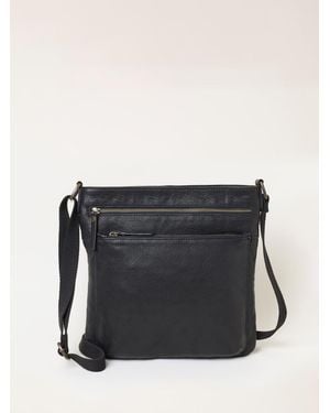 FatFace Fatface Allie Leather Crossbody Bag - Black