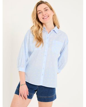 FatFace Fatface Whitney Shirt - White