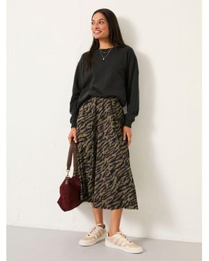 FatFace Fatface Delith Midi Skirt - Multicolour