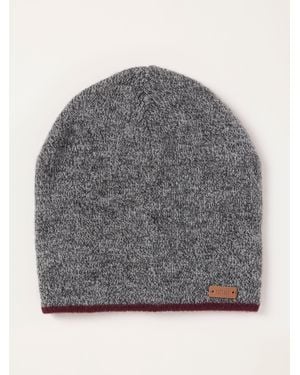 FatFace Fatface Charcoal Brushed Beanie - Grey