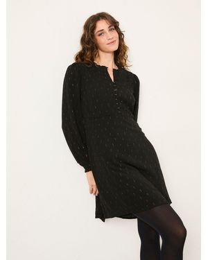 FatFace Fatface Jesse Regular Metallic Mini Dress - Black