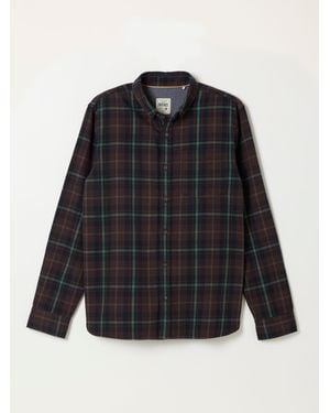 FatFace Fatface Pagham Long Sleeve Check Shirt - Black