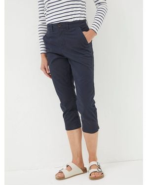 FatFace Farnham Crop Chinos - Blue