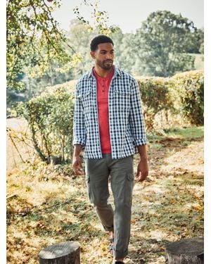 FatFace Buxley Check Shirt - Metallic