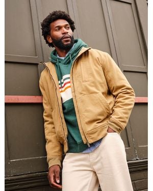 FatFace Harrington Bomber Jacket - Natural