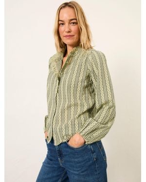 FatFace Fatface Pia Petite Blouse - Natural