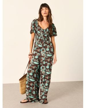 FatFace Gabby Jumpsuit - Natural