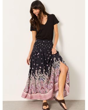 FatFace Fatface Harper Midi Skirt - Pink