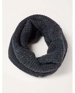 FatFace Fatface Floral Embroidered Snood - Blue