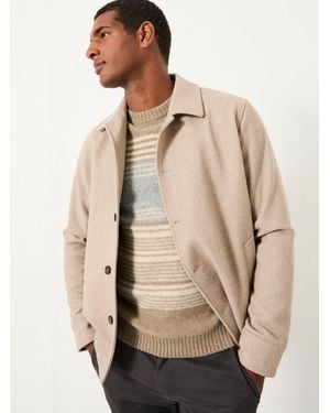 FatFace Hadston Wool Mix Jacket - Black