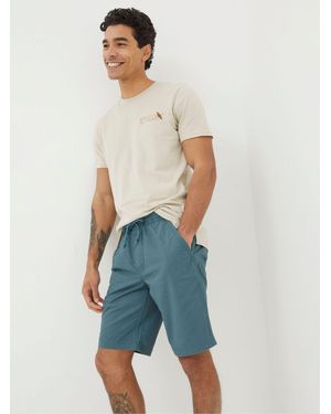 FatFace Fatface Seaton Pull-On Shorts - Blue