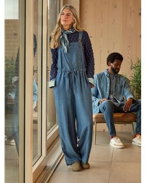 FatFace Jeanie Jumpsuit - Blue