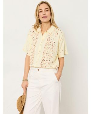 FatFace Fatface Kara Regular Shirt - Natural