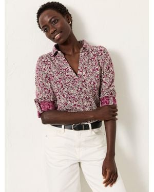 FatFace Fatface Paige Jersey Shirt - Pink