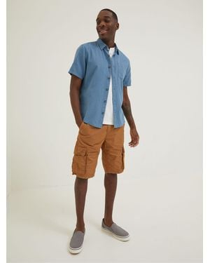 FatFace Fatface Bugle Shirt - Blue