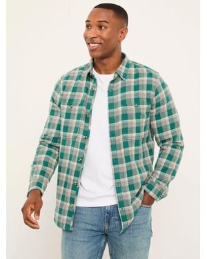 FatFace Fatface Penley Long Sleeve Check Shirt - Green