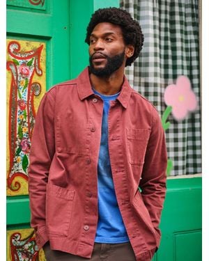 FatFace Canvas Worker Jacket - Green