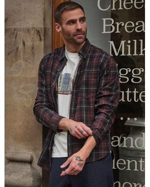 FatFace Fatface Pagham Long Sleeve Check Shirt - Black
