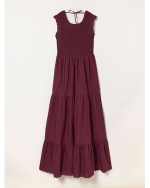 FatFace Fatface Anais Petite Maxi Dress - Purple