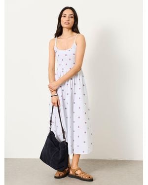 FatFace Fatface Emmy Regular Midi Dresses - White