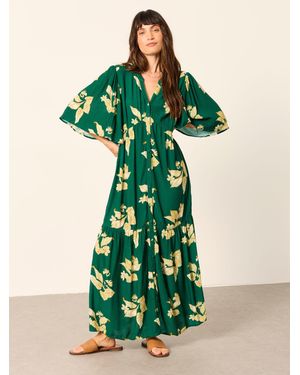 FatFace Fatface Paige Midi Dress - Green
