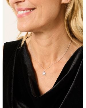 FatFace Star Necklace - Black