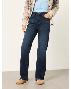 FatFace Fatface Carmel Ink Petite Washed Jeans - Blue
