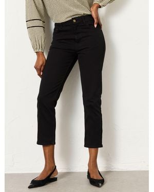 FatFace Whitby Slim Capri Jeans - Black