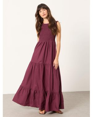 FatFace Fatface Anais Maxi Dress - Purple