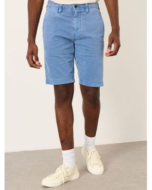FatFace Stow Garment Dye Chino Shorts - Blue