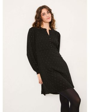 FatFace Fatface Jesse Regular Metallic Mini Dress - Black