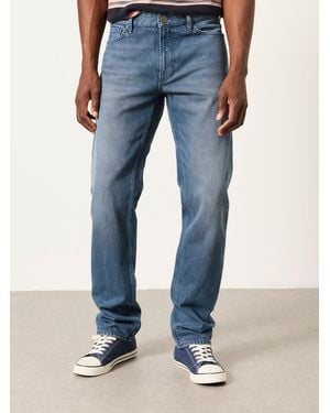 FatFace Fatface Mid Straight Fit Jeans - Blue