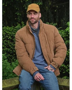 FatFace Cord Padded Jacket - Green