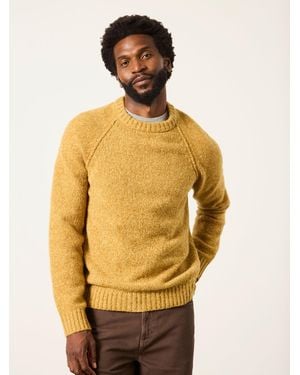 FatFace Fatface Deanston Crew Neck Jumper - Natural
