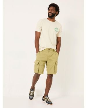 FatFace Bude Cargo Shorts - Natural