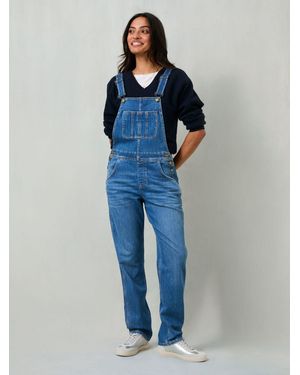 FatFace Fatface Lewes Dungarees - Blue