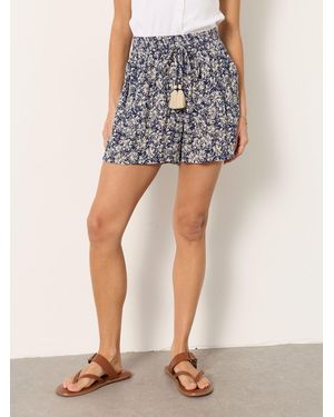 FatFace Fatface Fiona Flippy Shells Shorts - Blue