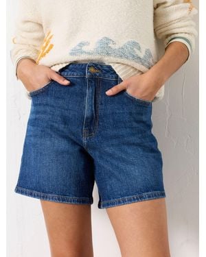 FatFace Fatface Elsham Denim Shorts - Blue