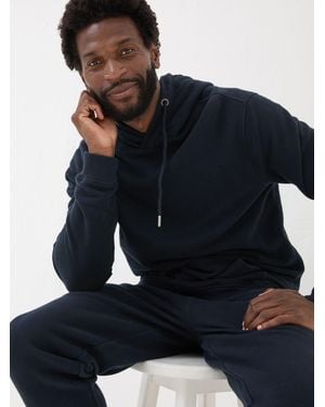 FatFace Pique Hoodie - Blue