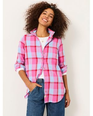 FatFace Olivia Petite Check Shirt - Pink