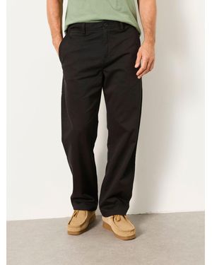FatFace Carbis Relaxed Fit Chinos - Black