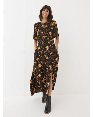 FatFace Fatface Winona Floral Dress - Natural