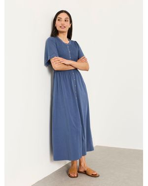 FatFace Fatface Fleur Regular Jersey Midi Dress - Blue