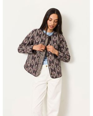 FatFace Quilted Jacket - Multicolour