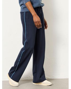 FatFace Ely Ponte Wide Leg Trouser - Blue